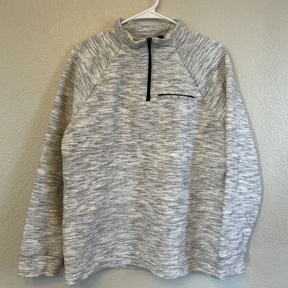 Marc Anthony Other - Marc Anthony Men's 1/4 Zip Pullover Sweater Slim Fit Light Gray Heathered M